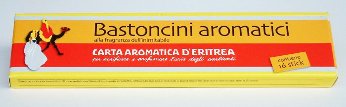 Bastoncini Aromatici alla Carta Aromatica d'Eritrea - 16 stick